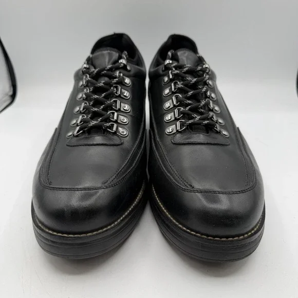 Gravity Defyer G-DEFY Tolken Shoes Mens Sz 13 M Black Leather Slip Resistant